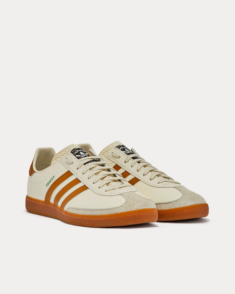 Adidas Triest Cream White / Cloud White Green Low Top - Sneak in Peace