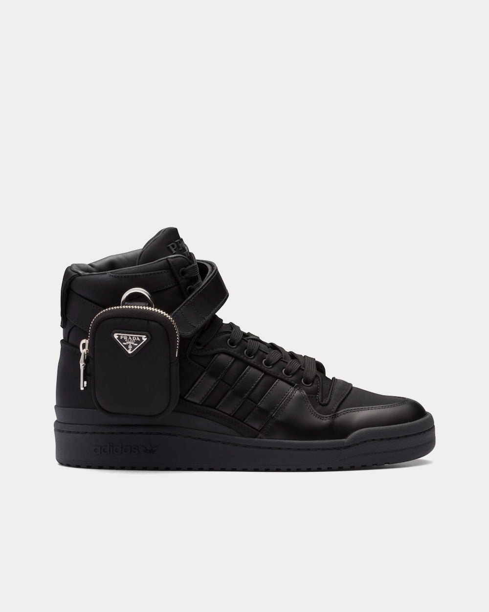 Adidas x Prada Re-Nylon Forum Black Low Top Sneakers - Sneak in Peace