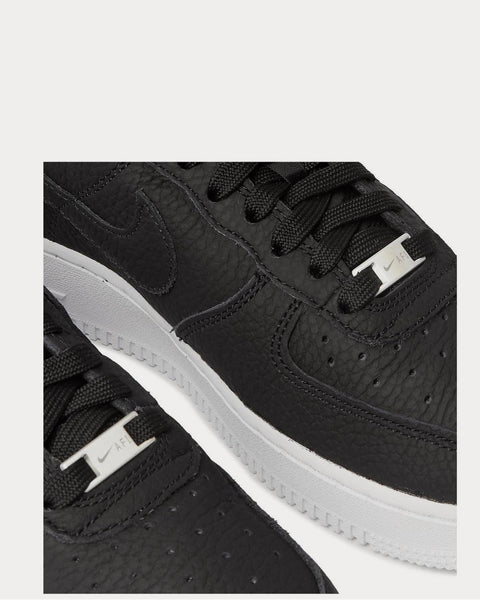 Nike Air Force 1 07 Suede-Trimmed Leather Black low top - in Peace