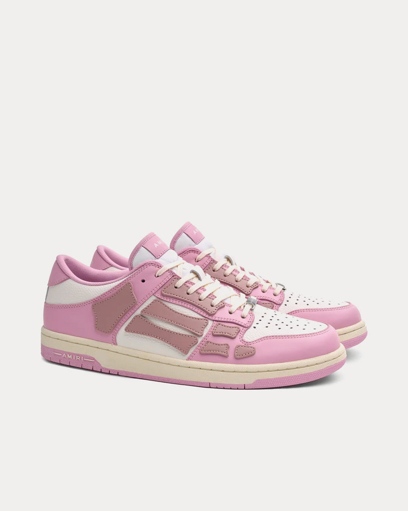 AMIRI Skel Top Baby Pink Low Top Sneakers - Sneak in Peace