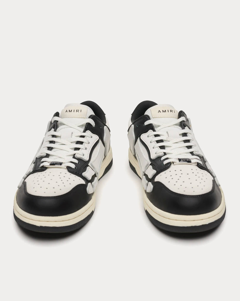 AMIRI Skel Top Low Black / White Low Top Sneakers - Sneak in Peace