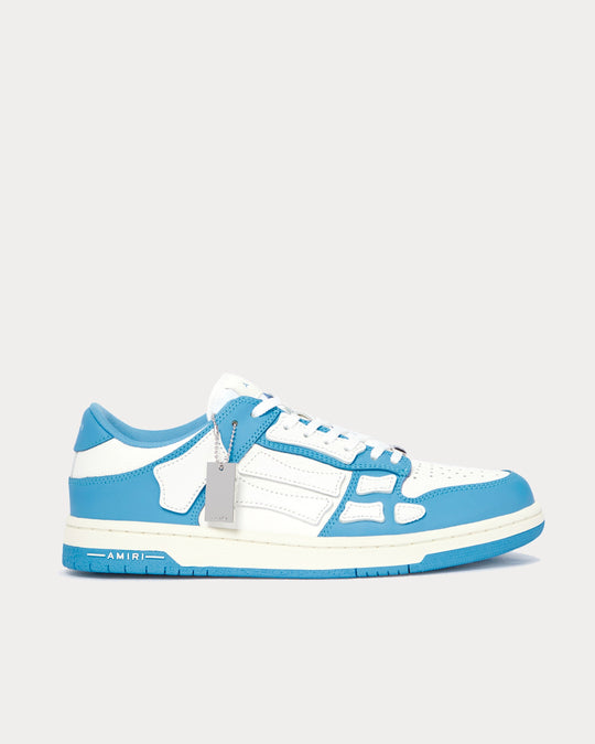 AMIRI Skel Top Low Powder Blue / White Low Top Sneakers - Sneak in Peace