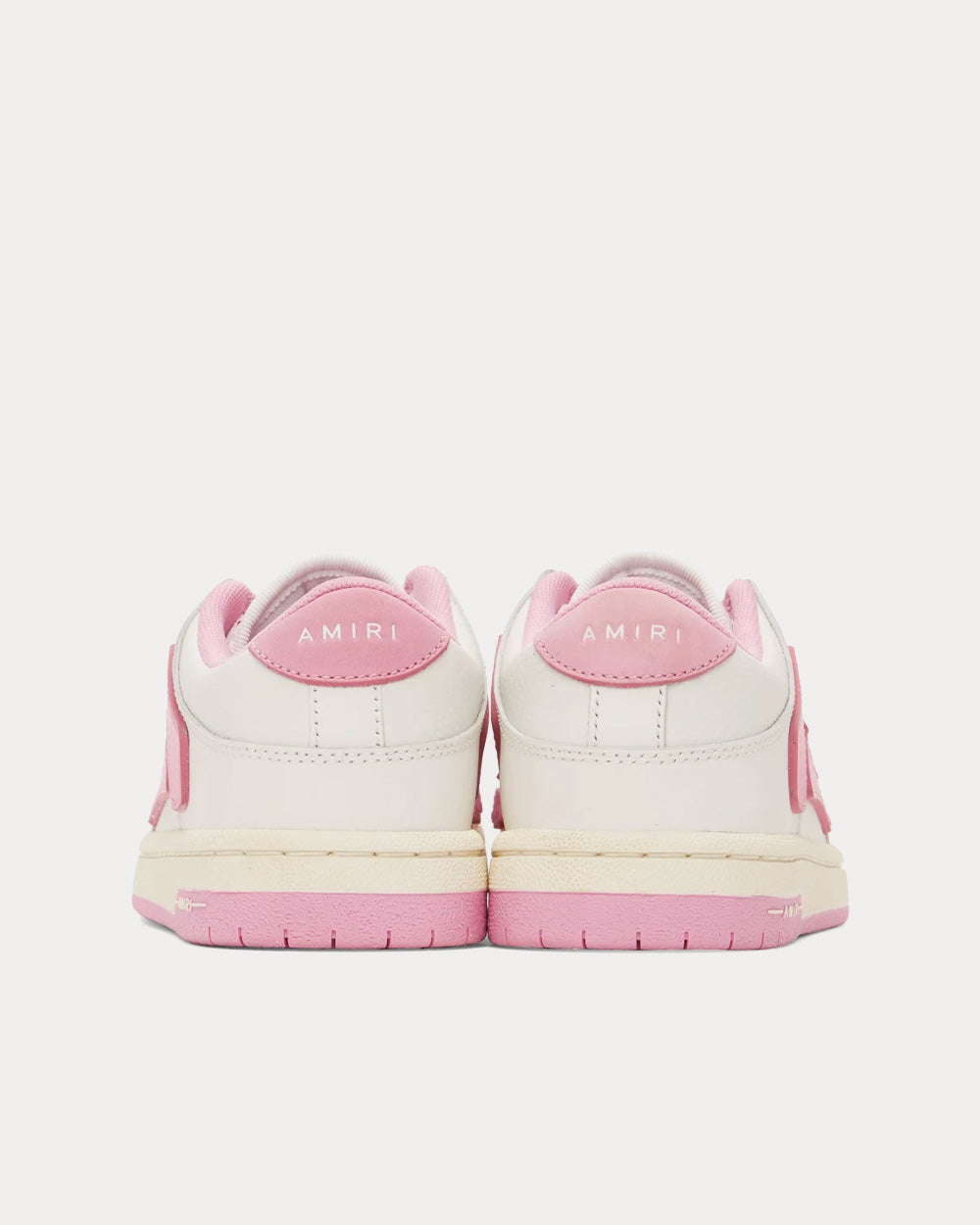 AMIRI Skel-Top Low White / Pink Low Top Sneakers - Sneak in Peace