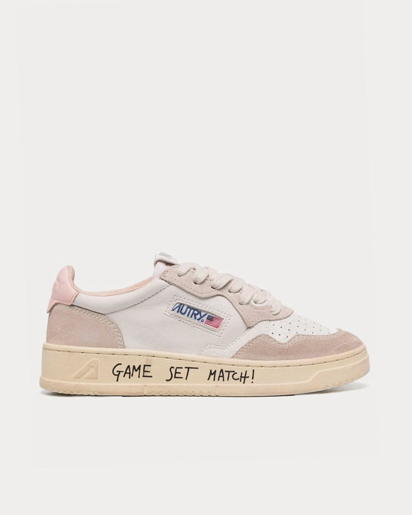 Autry Game Set Match! Cream / White Low Top Sneakers - Sneak in Peace