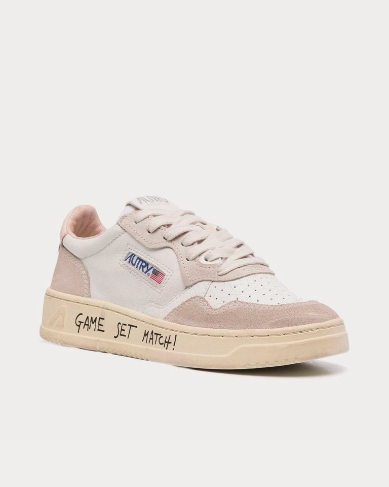 Autry Game Set Match! Cream / White Low Top Sneakers - Sneak in Peace