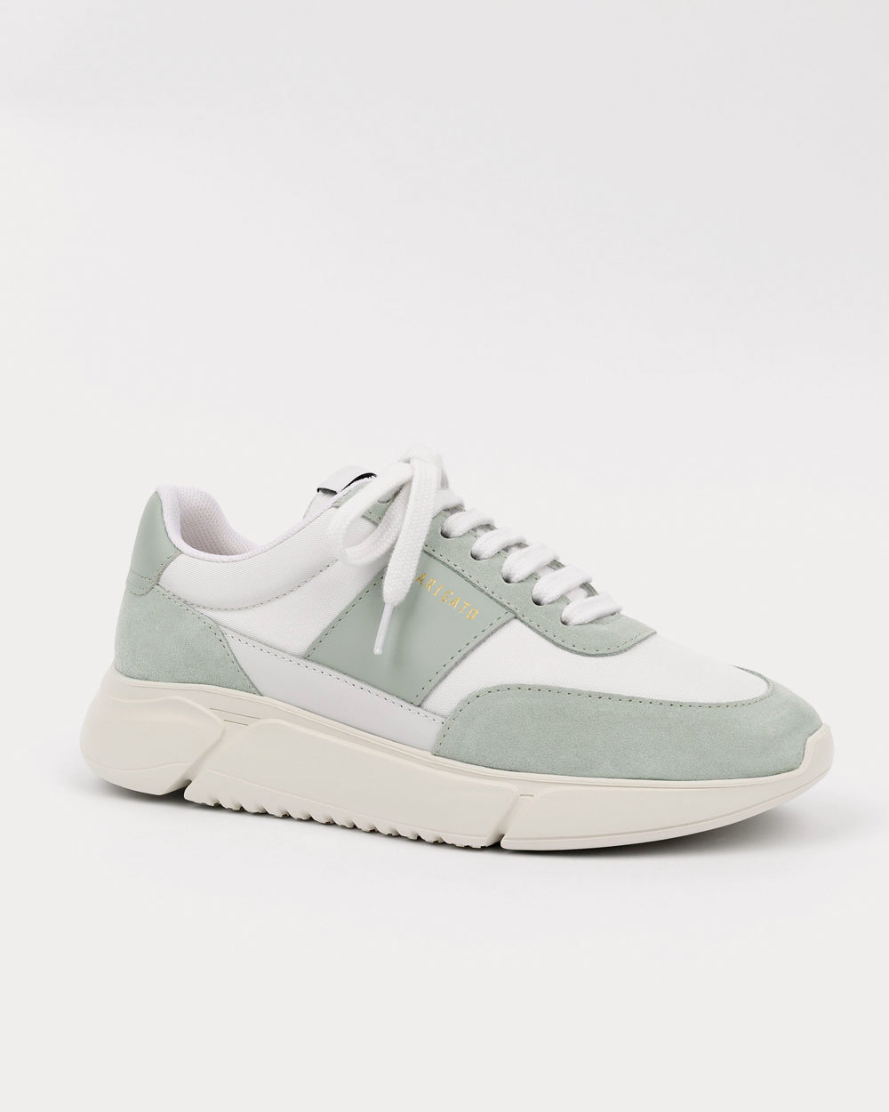 Axel Arigato Genesis Vintage Runner White / Dusty Sage Low Top Sneakers ...