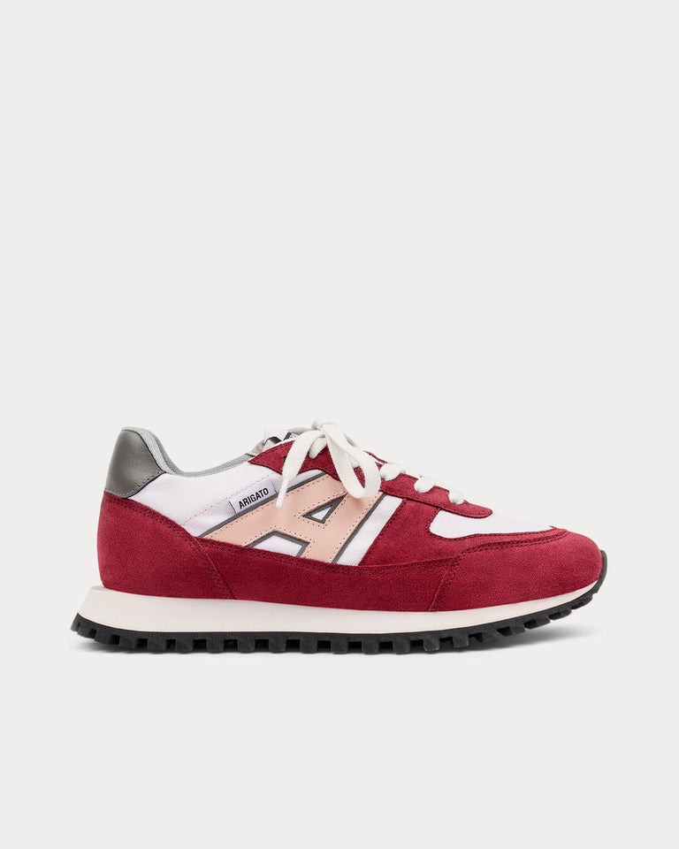 Axel Arigato Aeon Runner Bordeaux / Dusty Pink Low Top Sneakers - Sneak ...