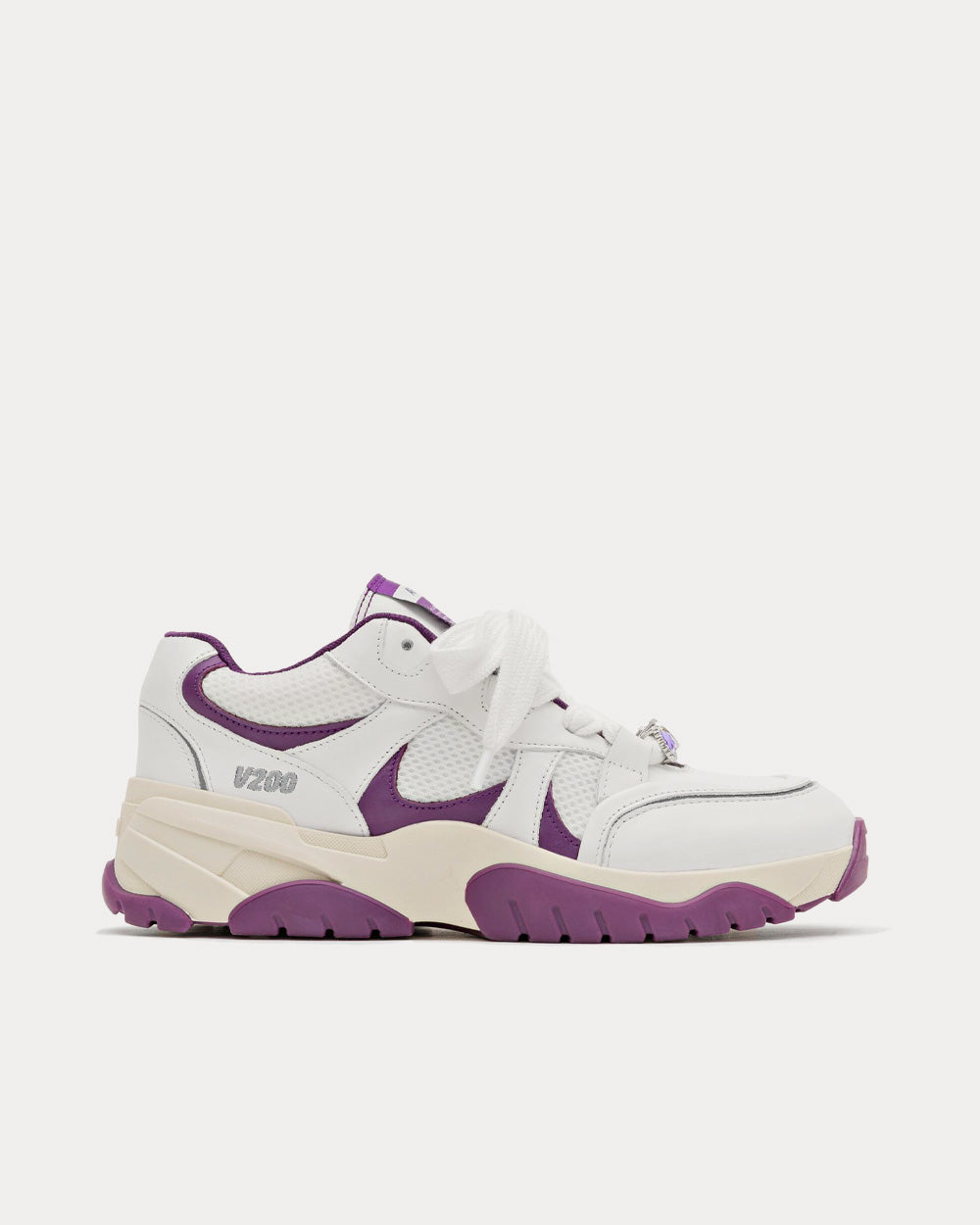 Axel Arigato Catfish Lo White Purple Low Top Sneakers Sneak in