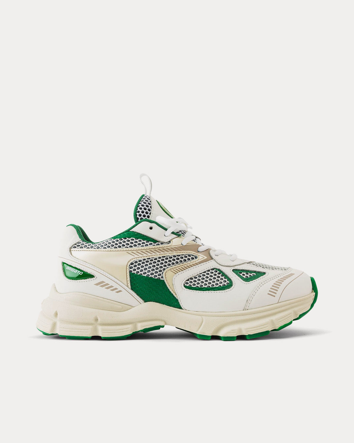 Axel Arigato Marathon Runner White Kale Green Low Top Sneakers