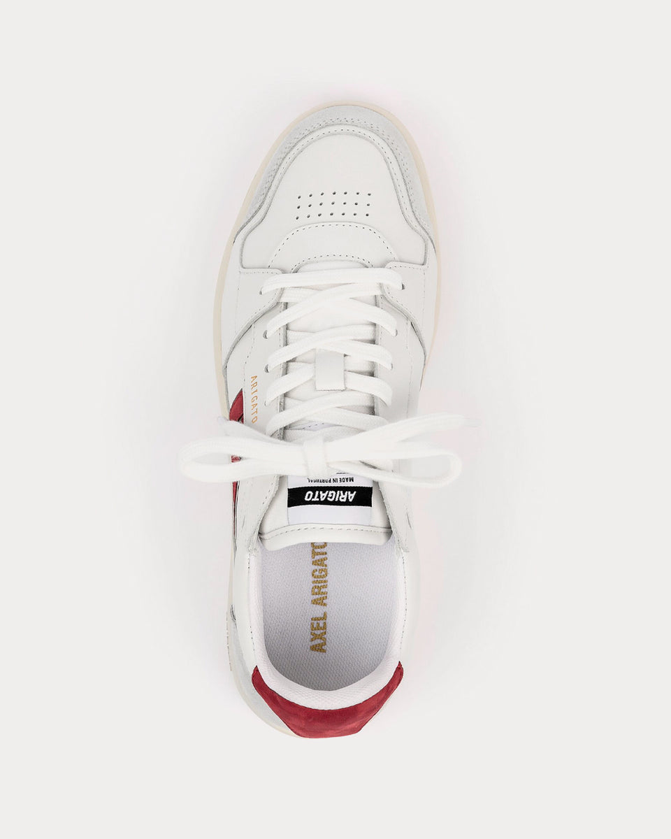 Axel Arigato A-Dice Lo White / Red Low Top Sneakers - Sneak in Peace