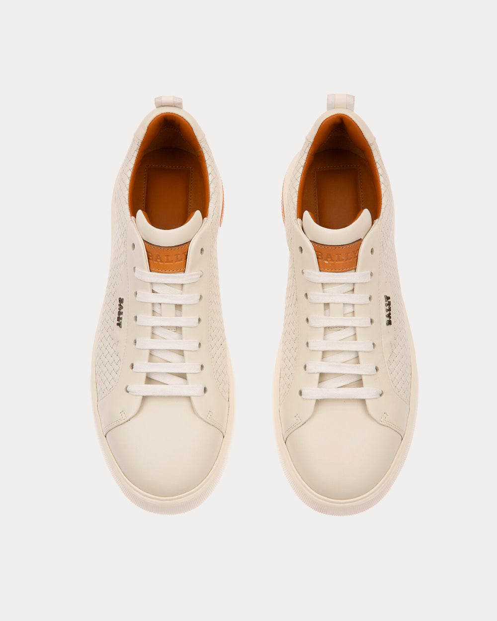 Bally Mickey Artisanal Leather White Low Top Sneakers - Sneak in Peace