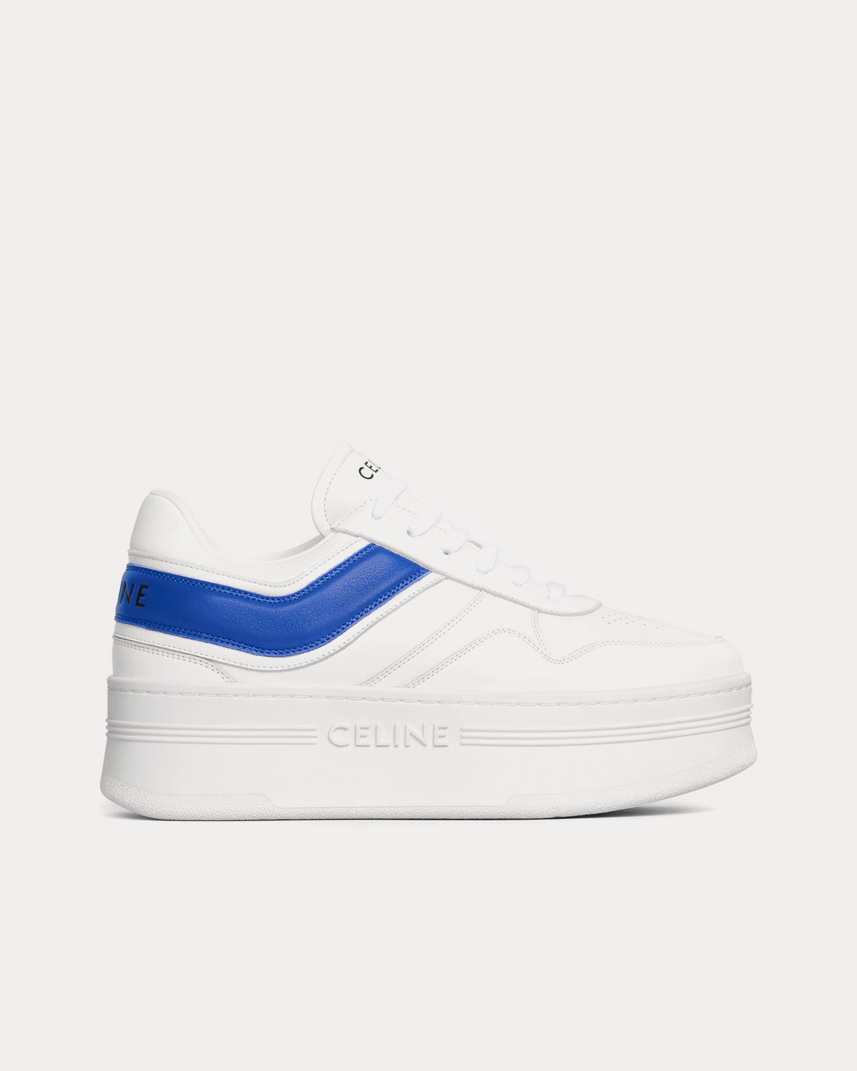 Celine CT-02 Scratch Calfskin & Patent Glitter Optic White / Black Mid Top  Sneakers - Sneak in Peace