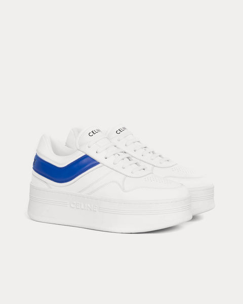 marketing Grof nabootsen Celine Block With Wedge Outsole Optic White / Blue Low Top Sneakers - Sneak  in Peace