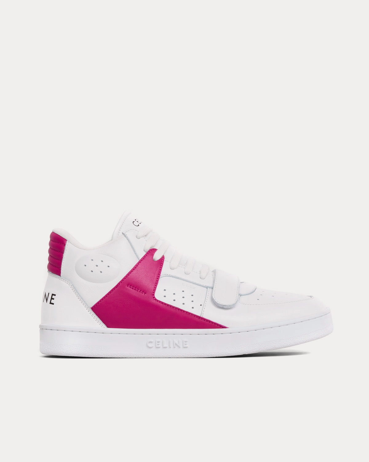 Celine Block with Wedge Optic White Mid Top Sneakers - Sneak in Peace