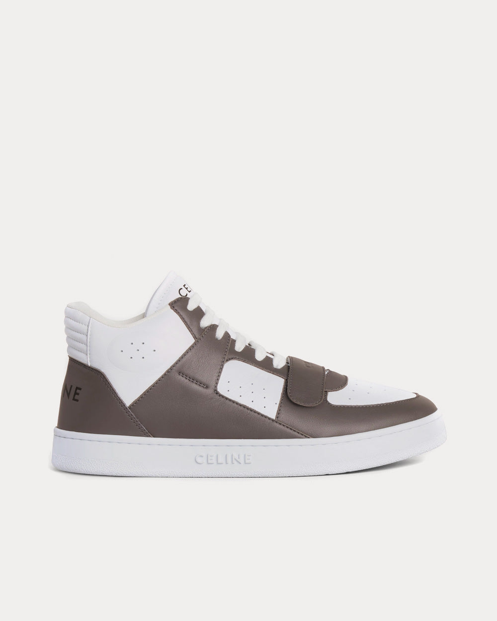 Celine CT-02 Scratch Calfskin & Patent Glitter Optic White / Black Mid Top  Sneakers - Sneak in Peace