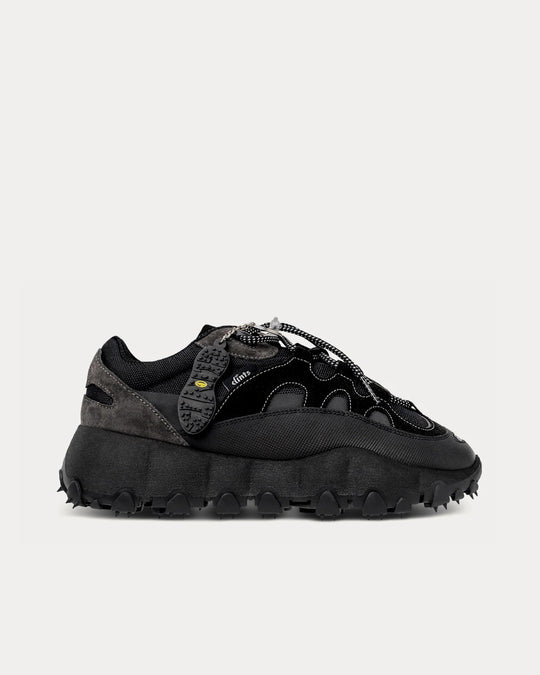 Clints Inc TRL Footprints 2.0 'VantaBlack' Low Top Sneakers - Sneak in ...