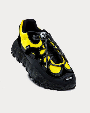 Clints Inc Sting Black / Electric Yellow Low Top Sneakers - Sneak in Peace