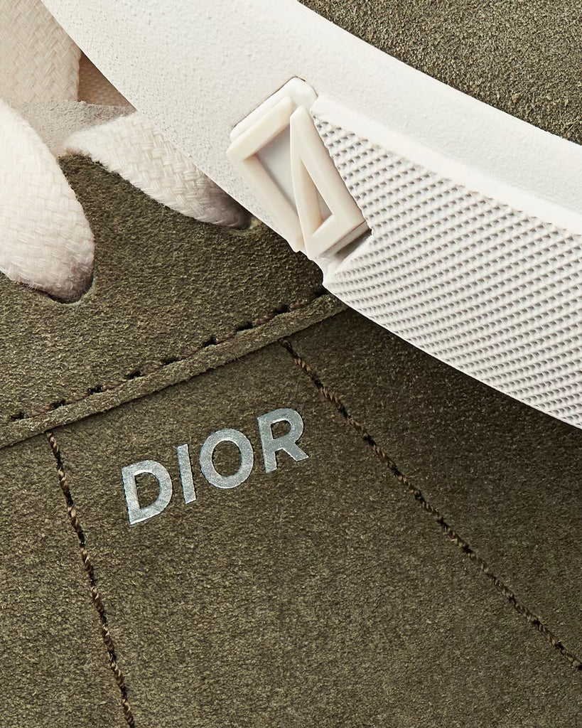 Dior B101 Nubuck Calfskin Khaki Low Top Sneakers - Sneak in Peace