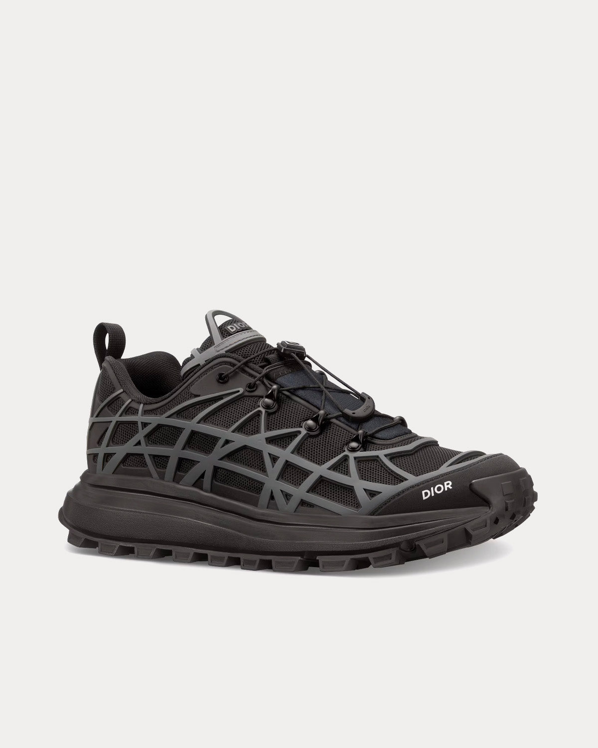 Dior B31 Runner Technical Mesh & Rubber with Warped Cannage Motif Black