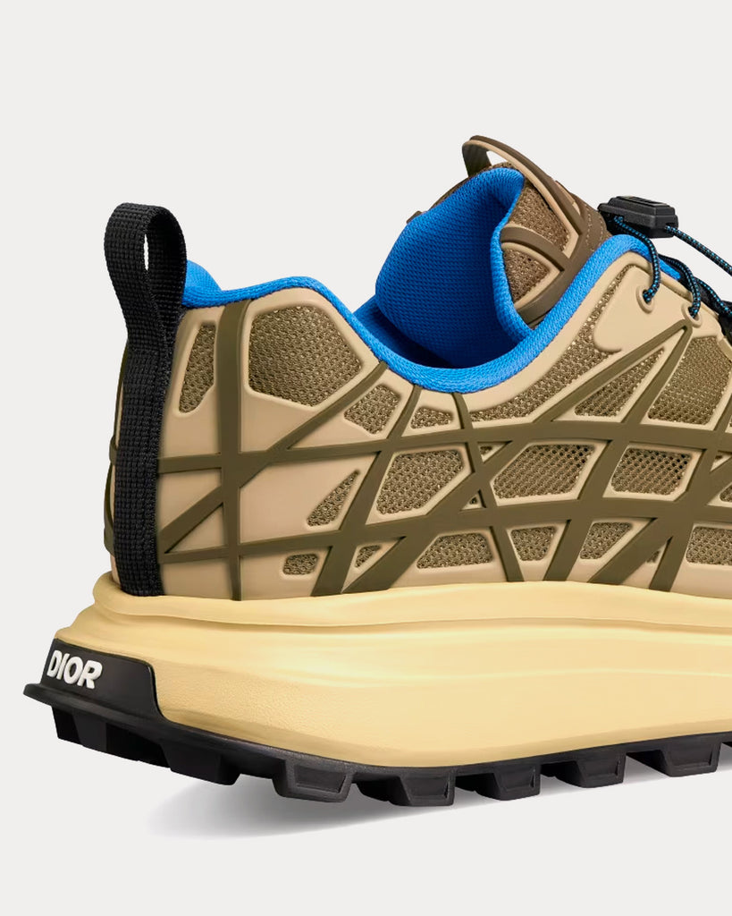 Dior B31 Runner Technical Mesh & Rubber with Warped Cannage Motif Brown