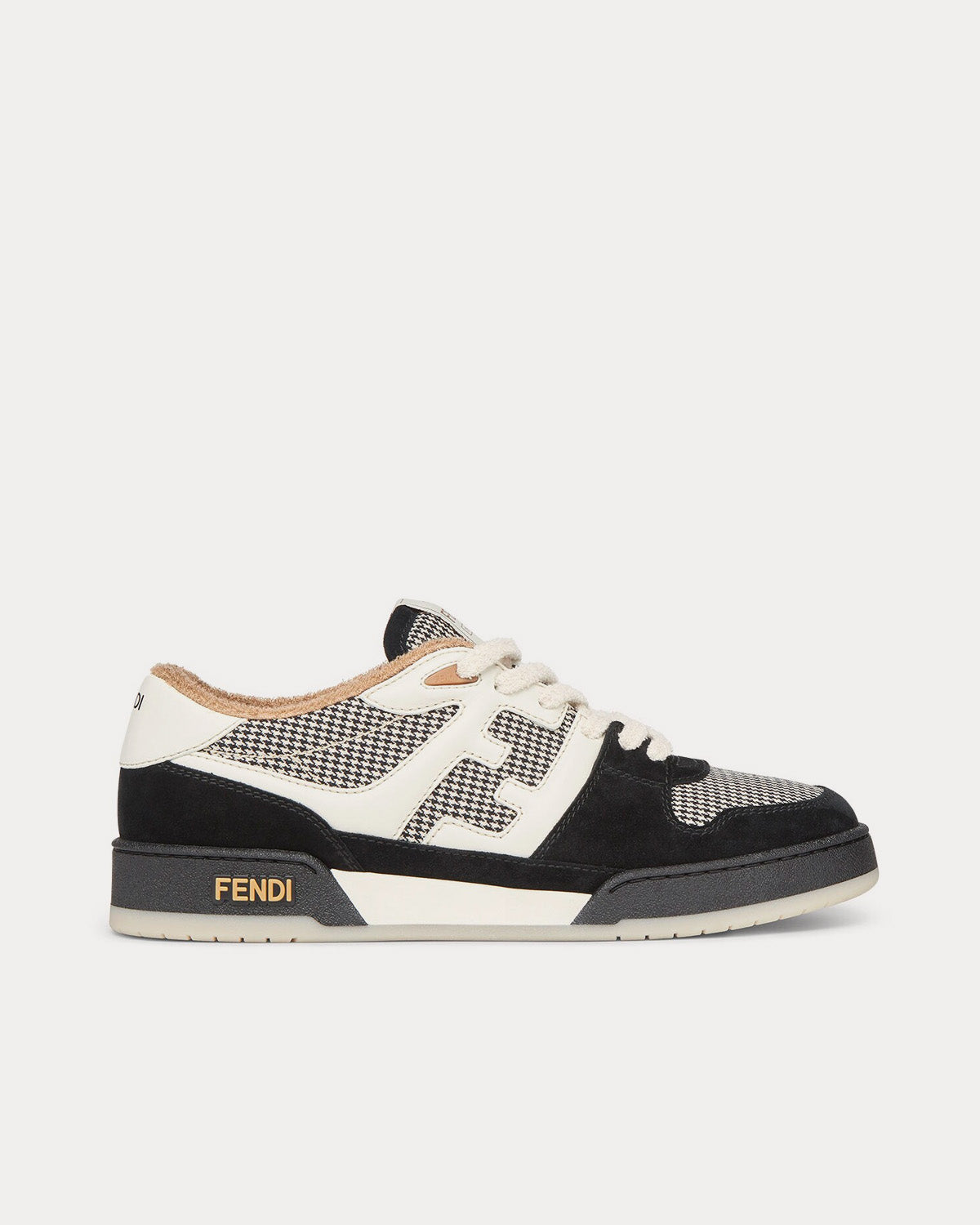 Fendi Black And Brown Forever Sneakers for Men | Lyst
