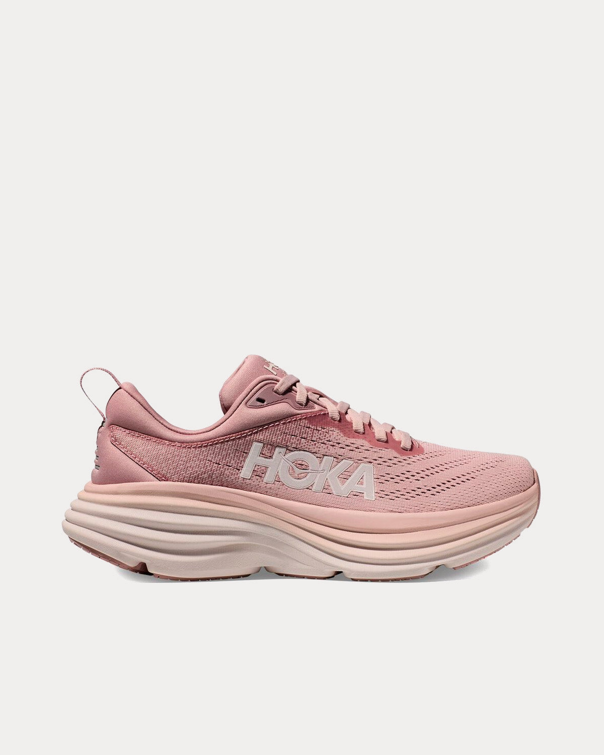 HOKA ONE ONE BONDI 8 WOMENS CASTLEROCK STRAWBERRY