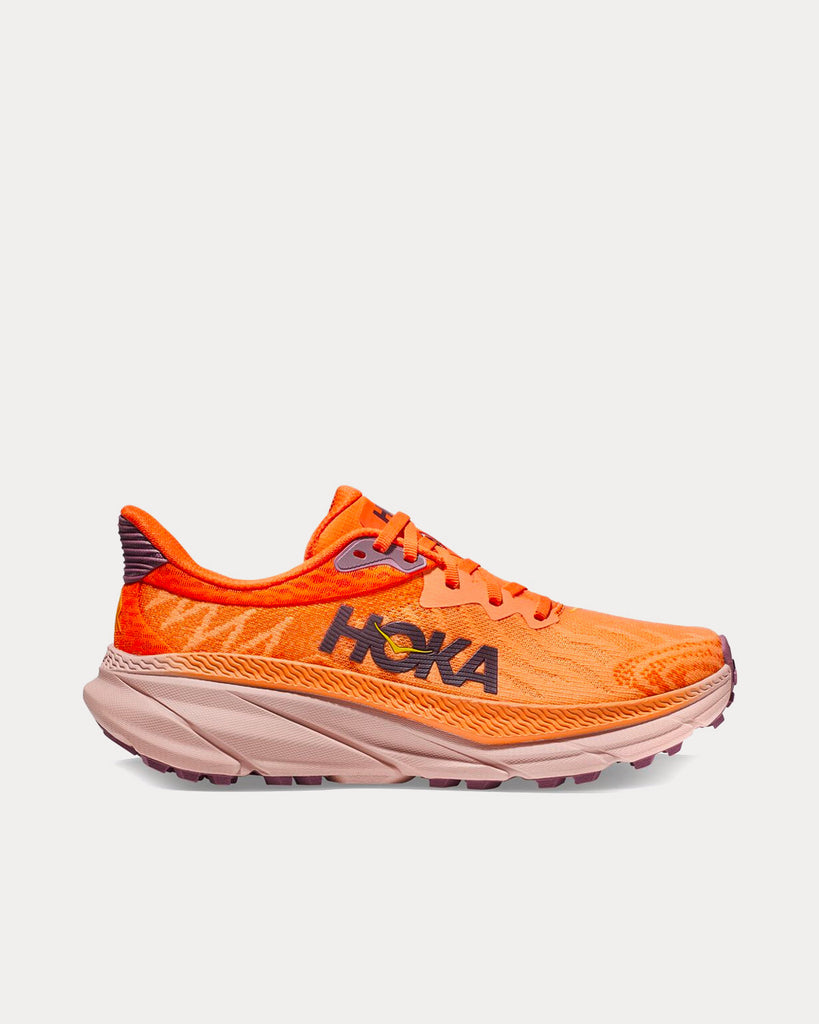 Hoka Challenger 7 Mock Orange / Vibrant Orange Running Shoes Sneak in