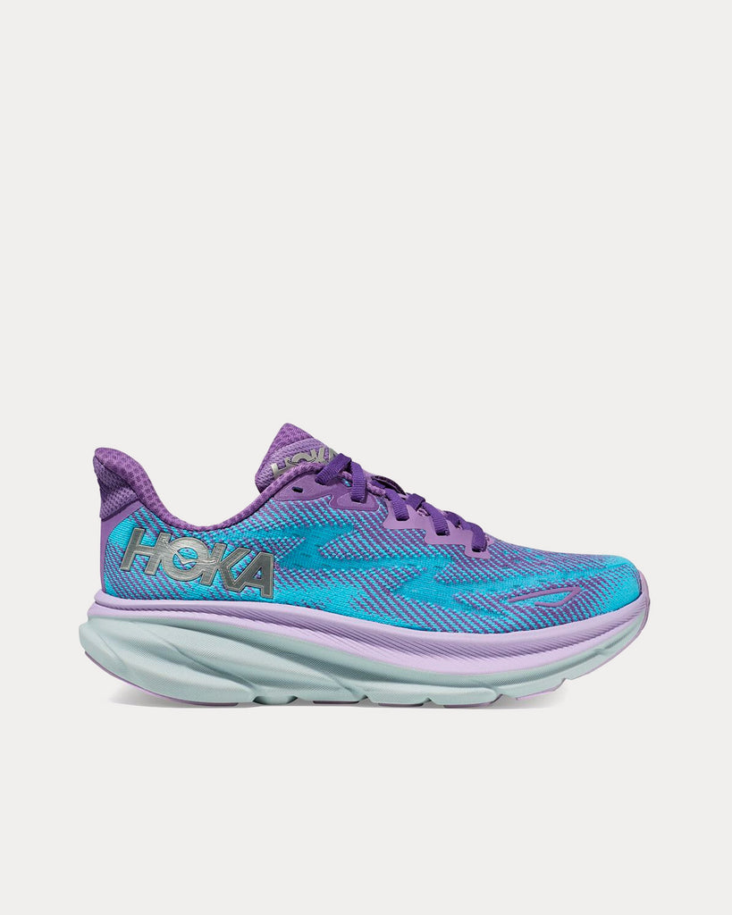 Hoka Clifton 9 Chalk Violet / Pastel Lilac Running Shoes - Sneak in Peace