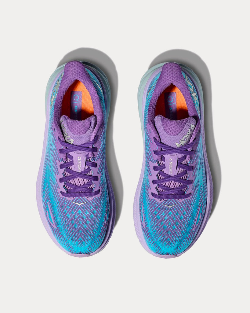 Hoka Clifton 9 Chalk Violet / Pastel Lilac Running Shoes - Sneak in Peace