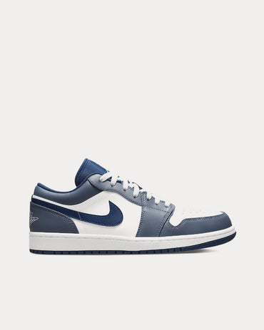 Jordan Air Jordan 1 Low Ashen Slate / Mystic Navy / White Low Top ...