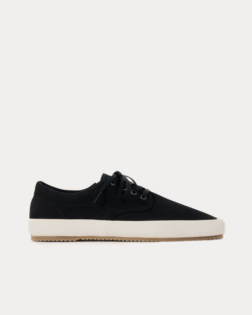 Yohji Yamamoto Y's Classic Cotton Canvas Black Low Top Sneakers