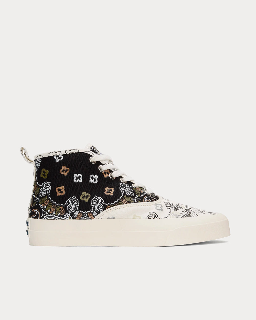 Maison Kitsuné Bandana Print White High Top Sneakers - Sneak in Peace