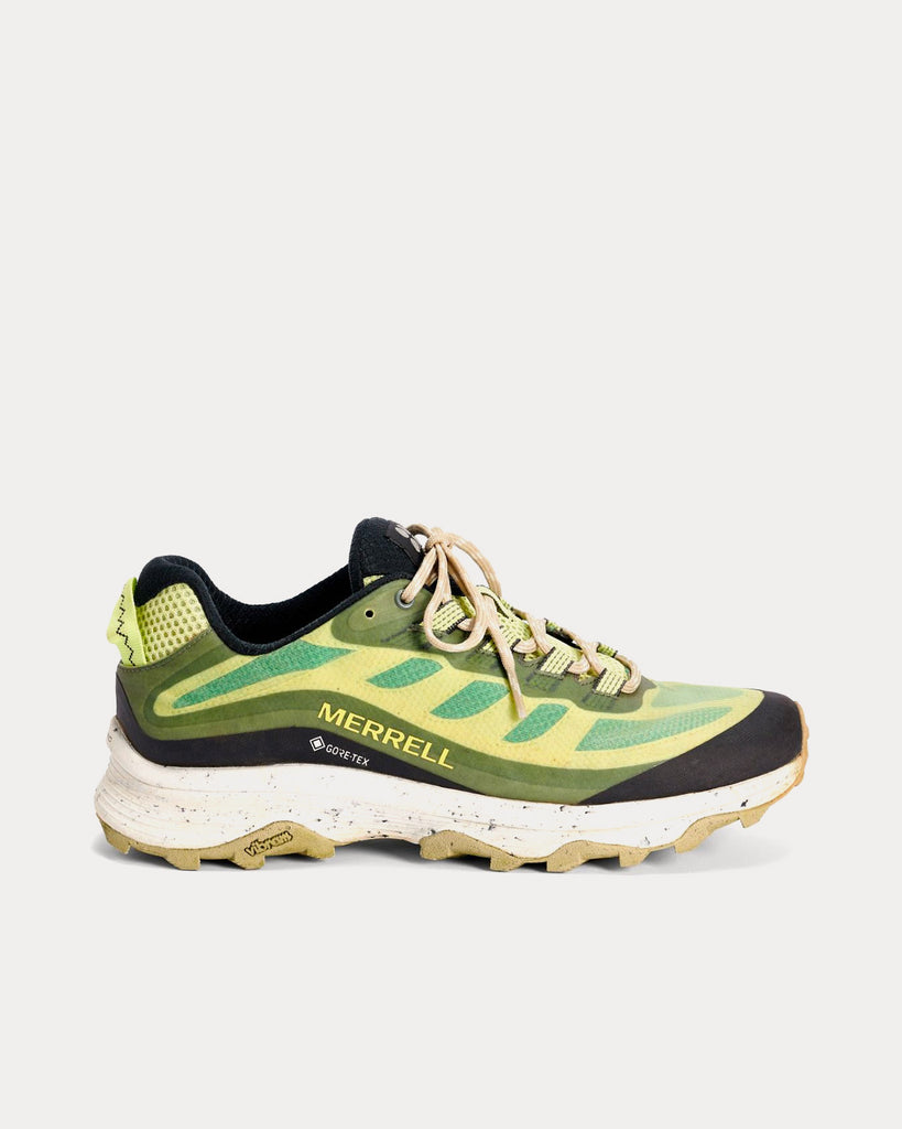 Merrell x Sweaty Betty Moab Speed GORE-TEX Laurel / Lime Running Shoes ...