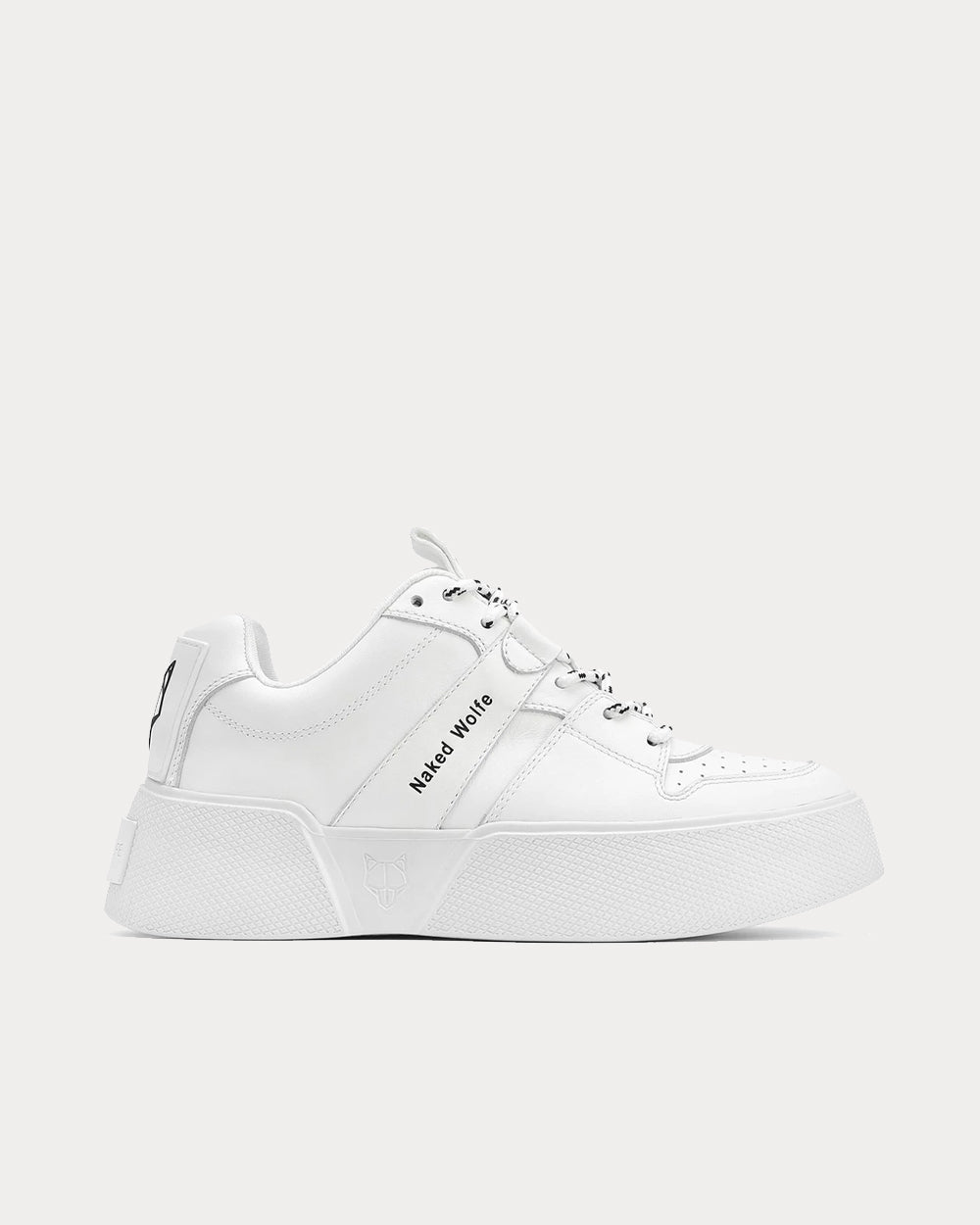 Naked Wolfe Paradox Logo White Low Top Sneakers - Sneak in Peace