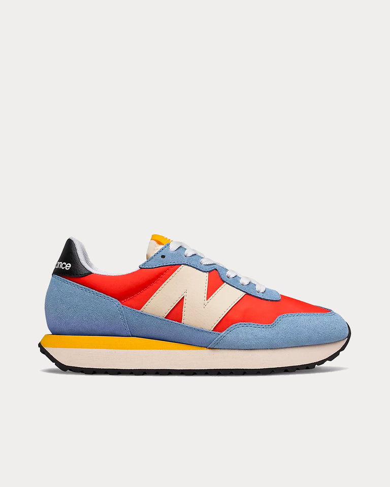 New Balance 237 Ghost Pepper with Stellar Blue Low Top Sneakers - Sneak ...