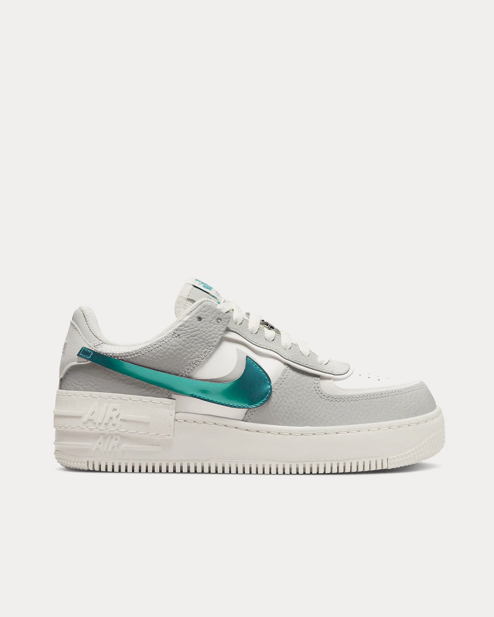 Nike Air Force 1 Shadow Summit White / Fog / Bright Spruce / Summit White Low Top Sneakers - Sneak in Peace