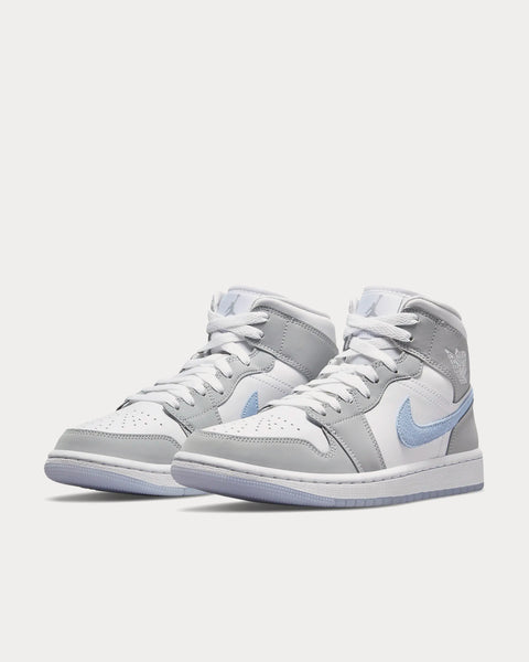 Jordan Jordan 1 White / Aluminium / Wolf Grey High Top Sneakers - Sneak in Peace