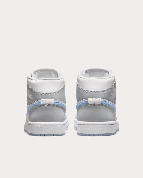 Jordan Air Jordan 1 Mid White / Aluminium / Wolf Grey High Top