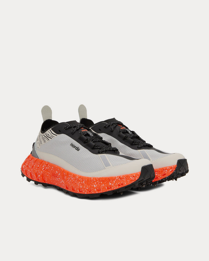 Norda 001 G+ Spike Off-White / Orange Running Shoes - Sneak in Peace