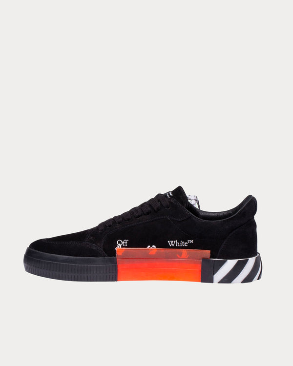 Off-White Low Vulcanized Black Green Low Top Sneakers - Sneak in Peace