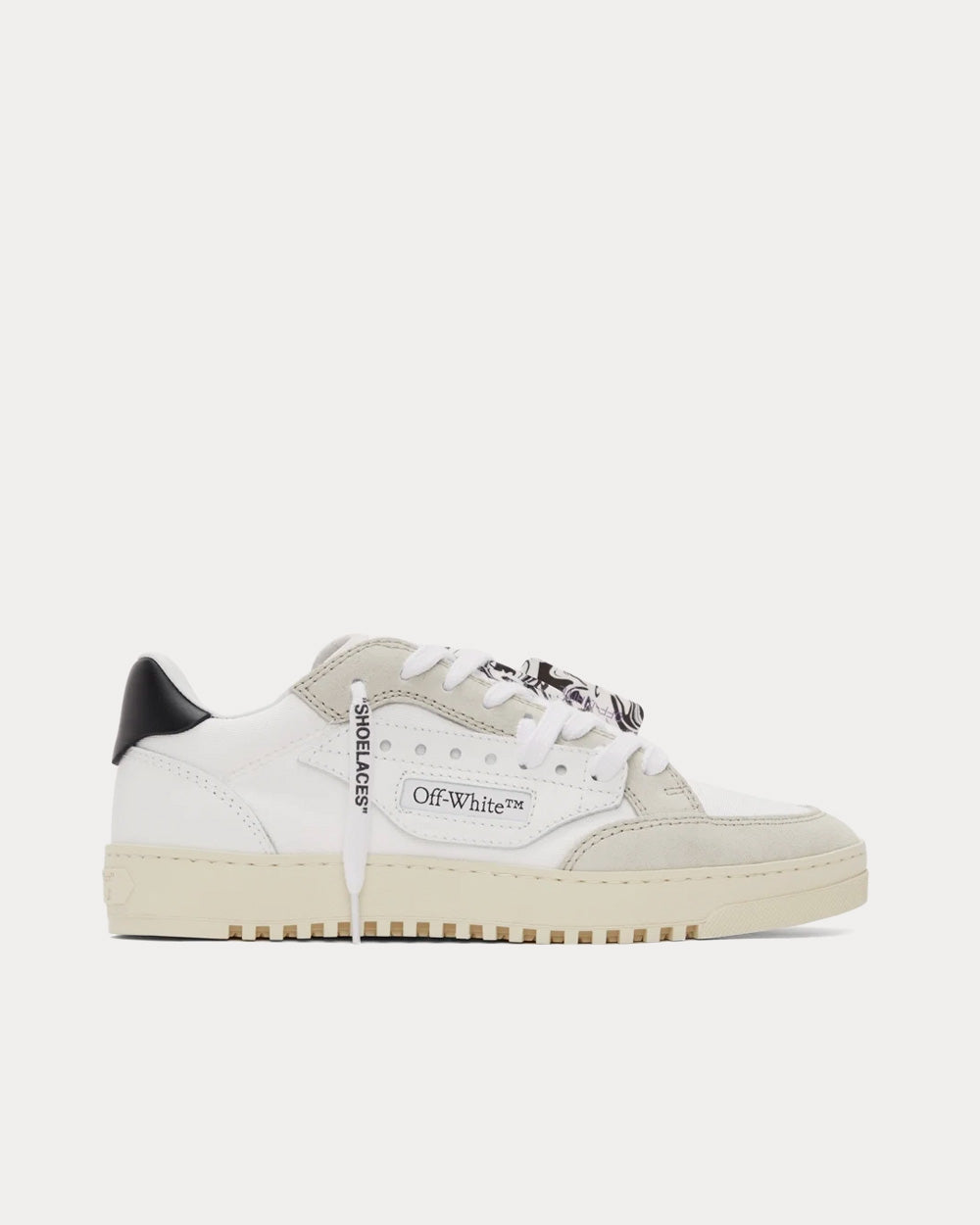 Off-White 5.0 Vulcanized White / Black Low Sneakers - Sneak in Peace