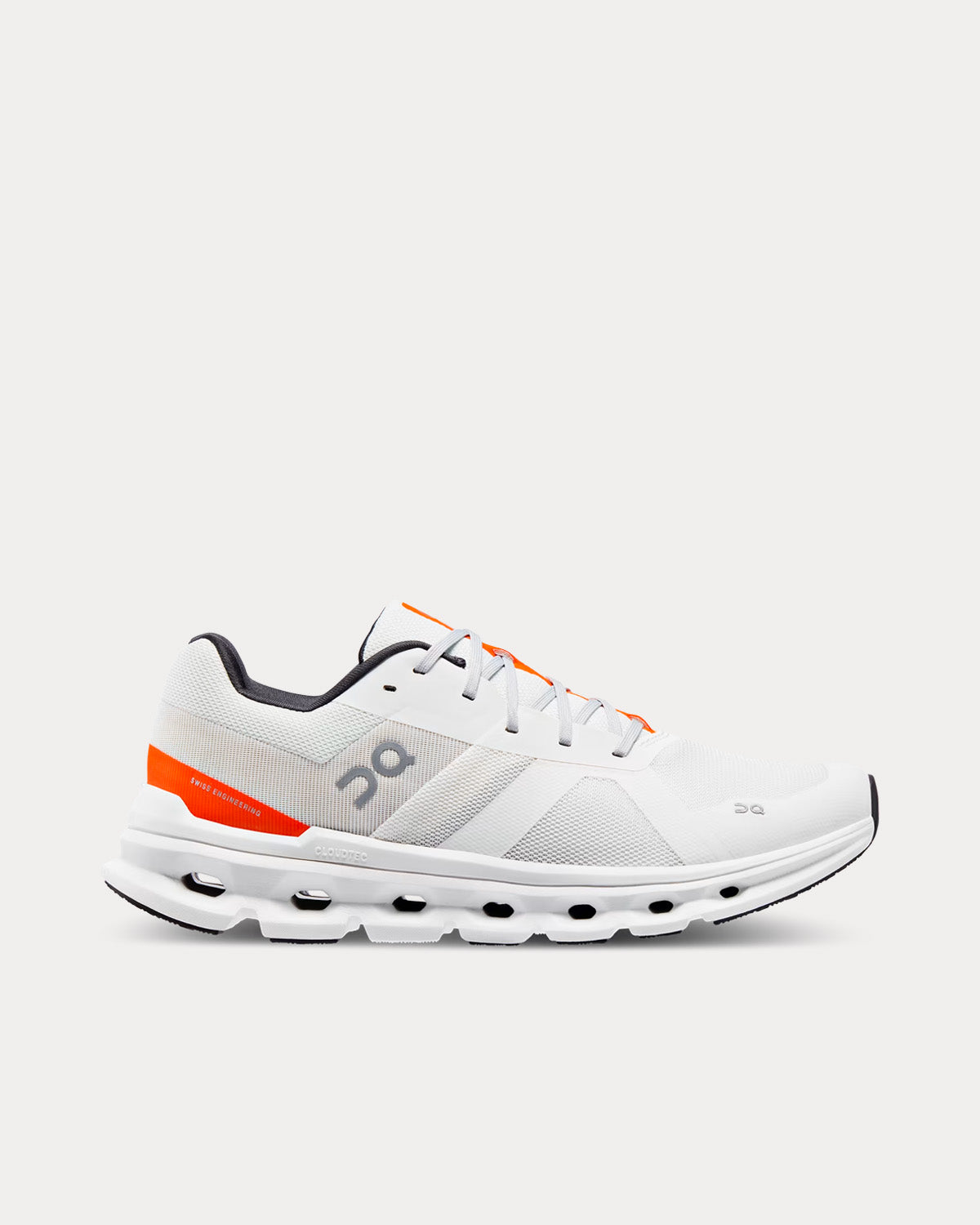 On Running Cloudrunner Undyed-White / Flame Running Shoes - Sneak in Peace