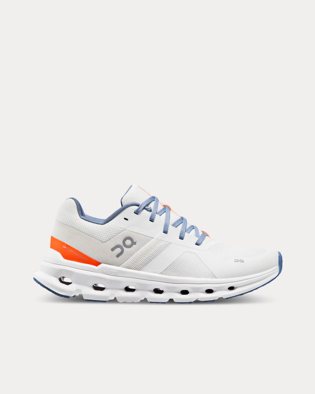 On Running Cloudrunner Undyed-White / Flame Running Shoes - Sneak in Peace