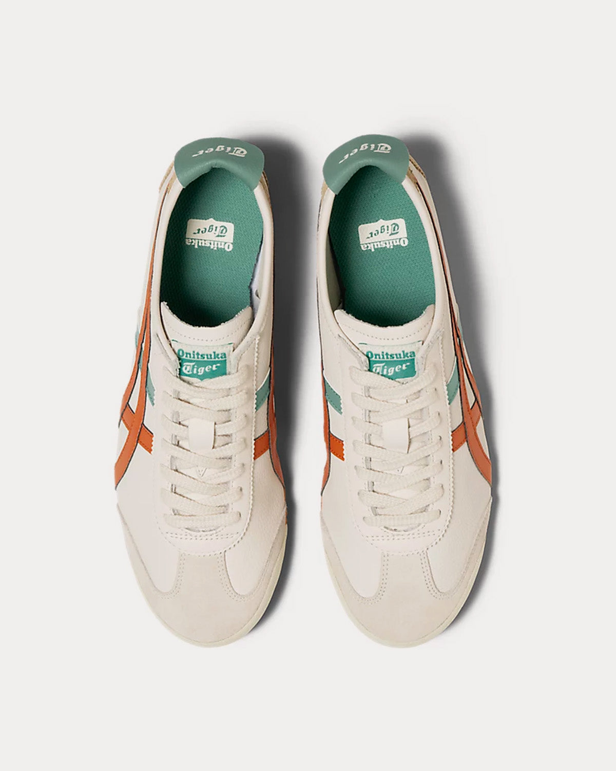 Onitsuka Tiger Mexico 66 Cream / Piquant Orange Low Top Sneakers ...