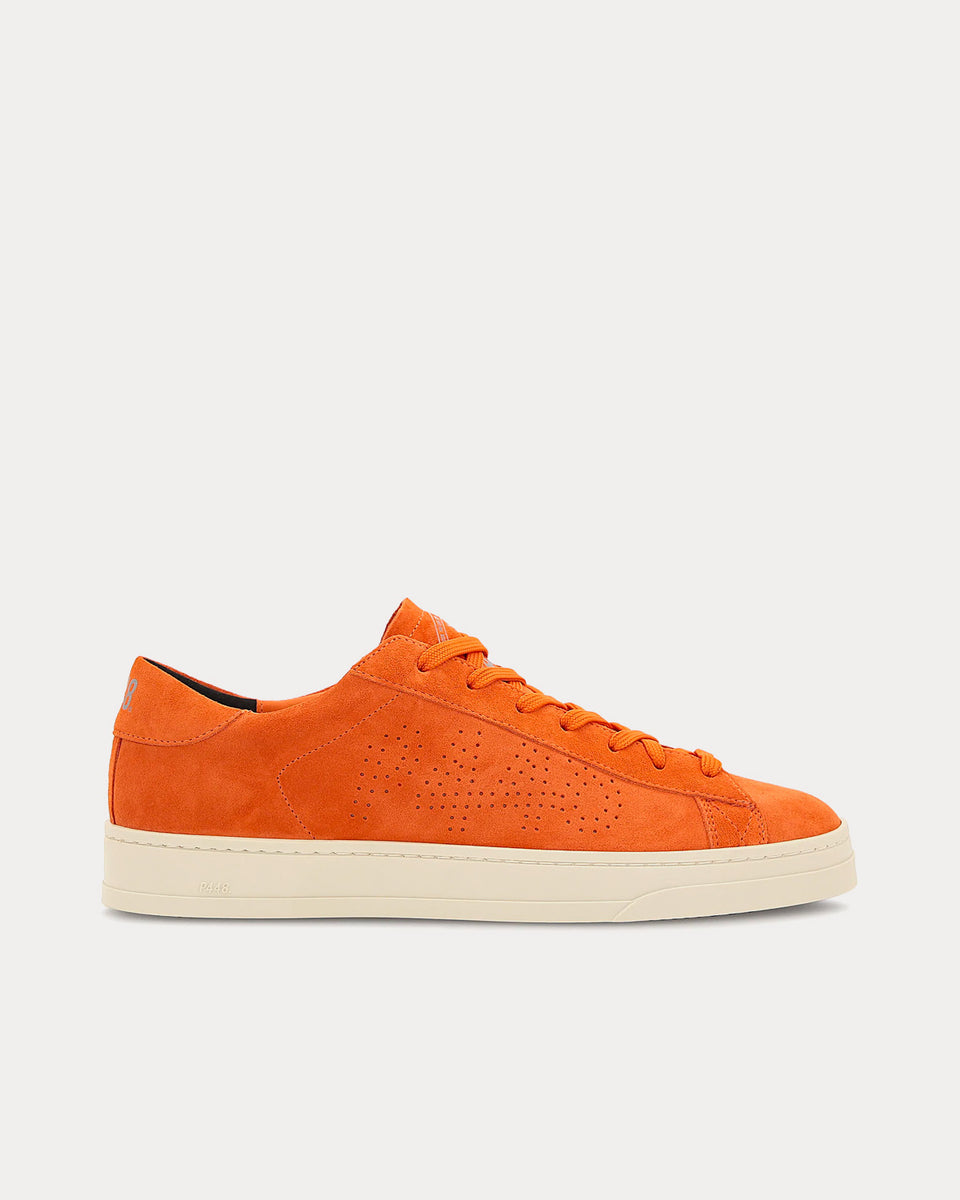 P448 Jack Suede Orange Low Top Sneakers - Sneak in Peace