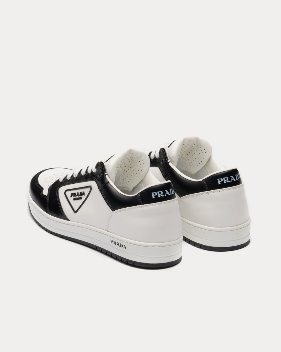 Prada District Leather White / Black Low Top Sneakers - Sneak in Peace