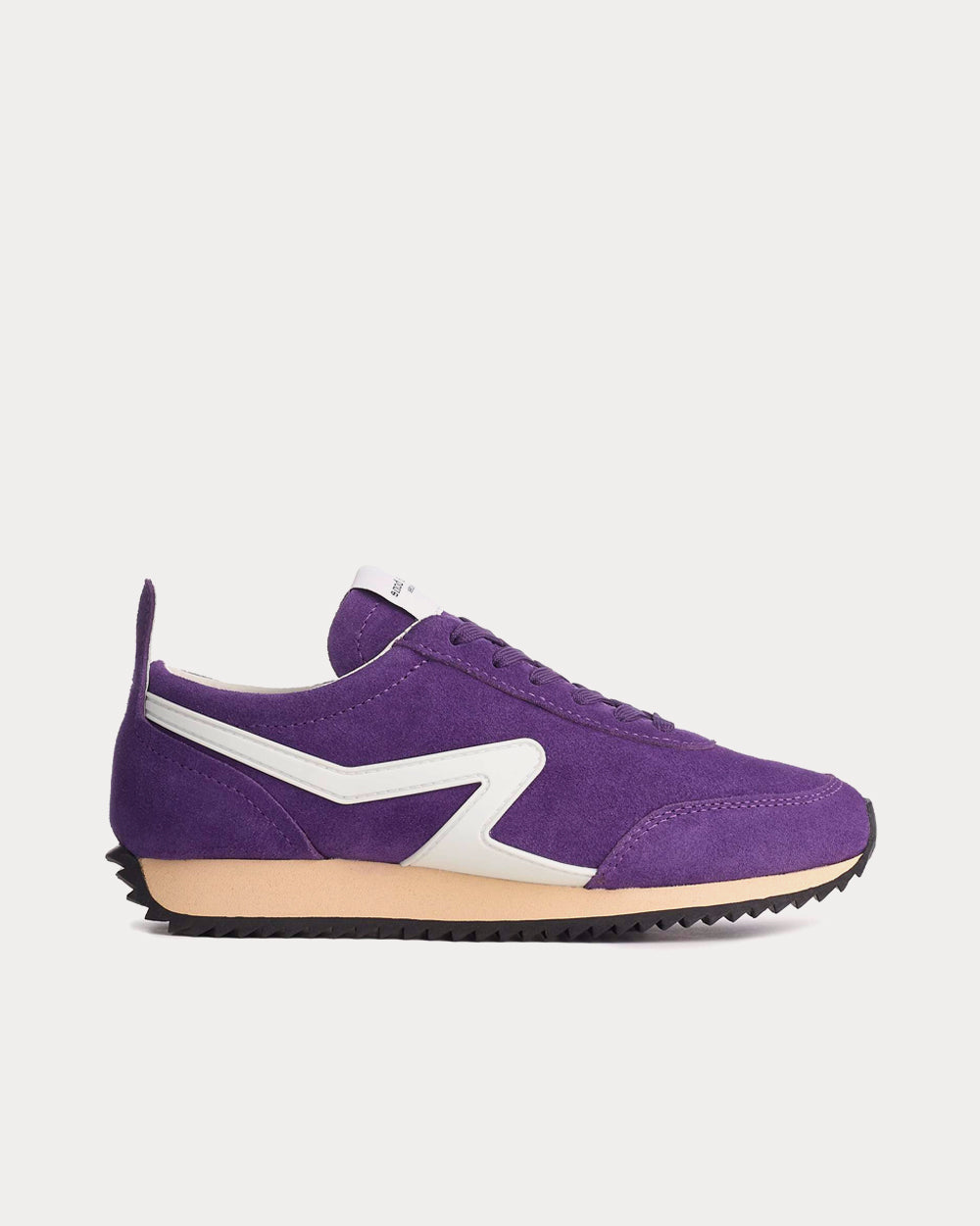 Rag & Bone Retro Runner Suede And Recycled Materials Blue Violet Low ...