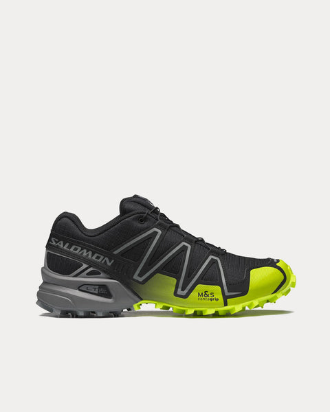 Salomon Speedcross 3 Black / Lime / Monument Running Shoes - Sneak in Peace