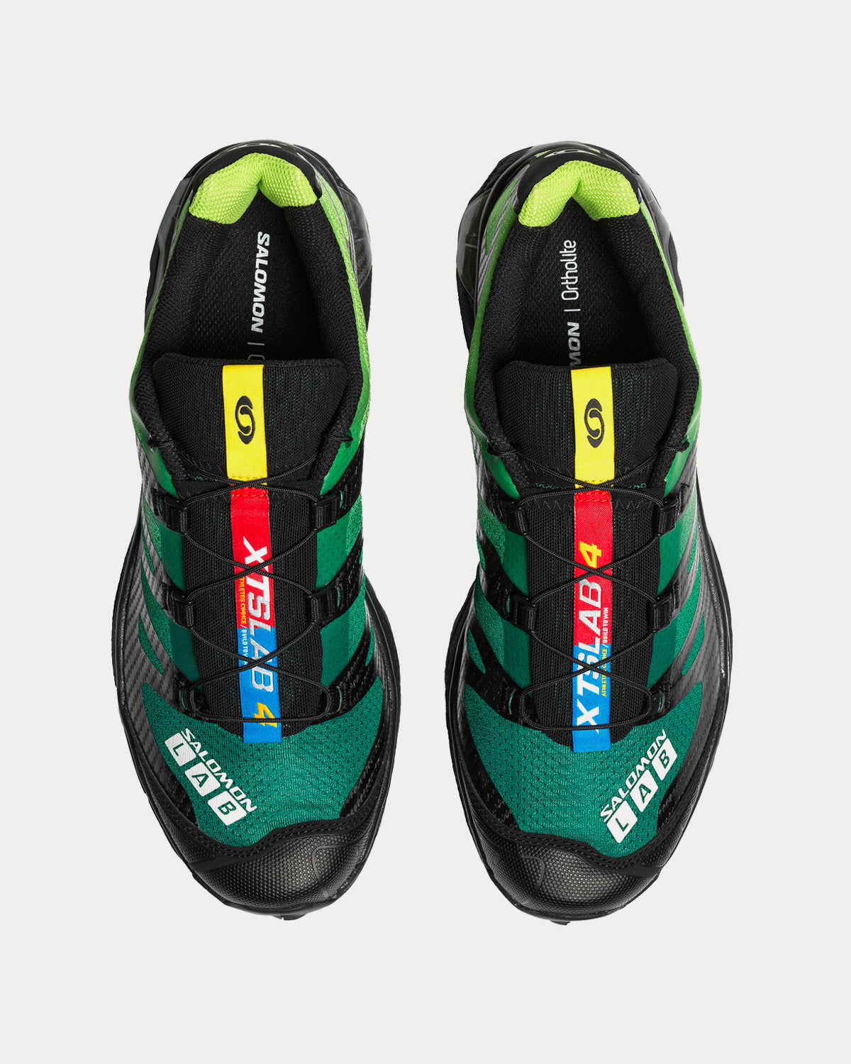 Salomon XT-4 OG Eden / Bright Lime Green / White Low Top Sneakers ...