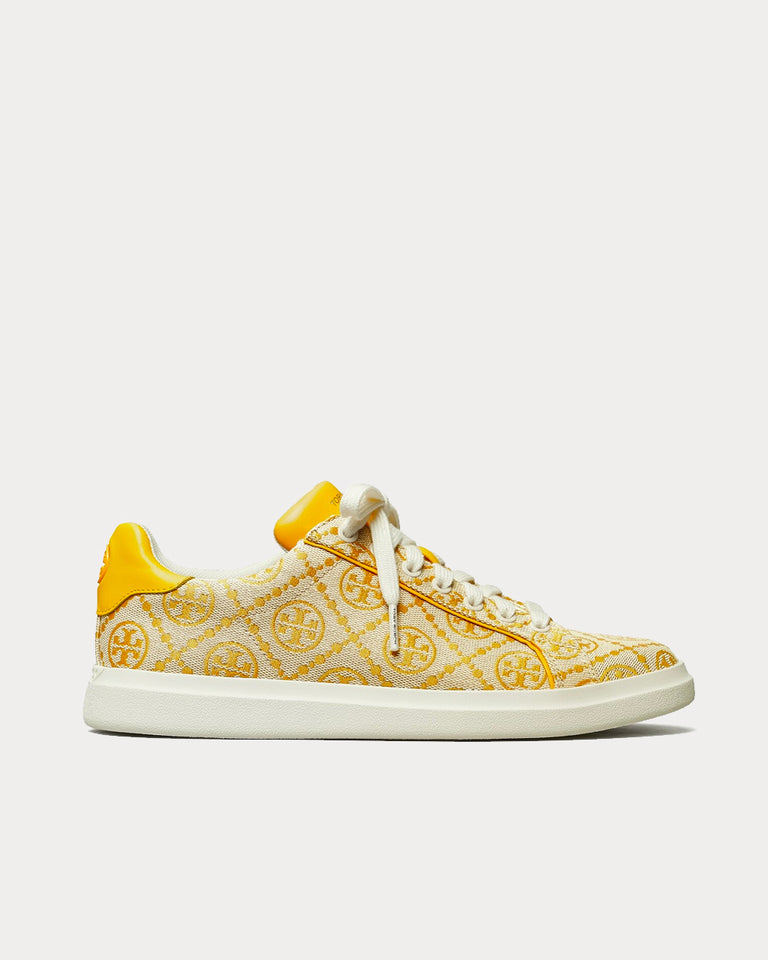 Tory Burch T Monogram Goldfinch Low Top Sneakers - Sneak in Peace